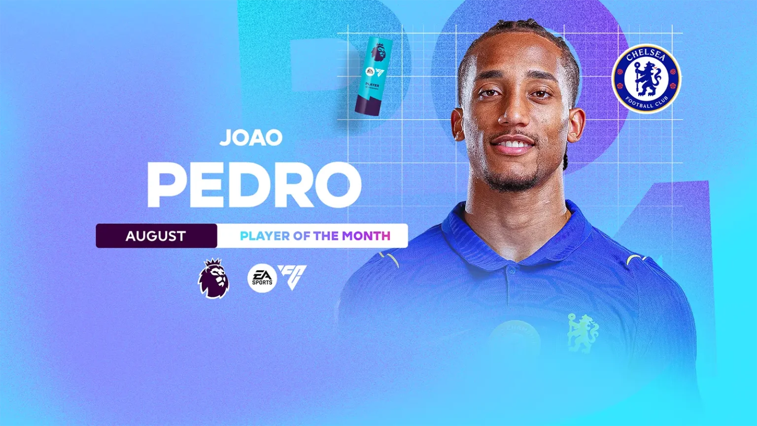 Cover Joao Pedro POTM Agosto Premier League EA FC 27