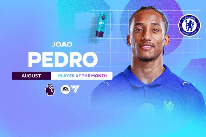 Cover Joao Pedro POTM Agosto Premier League EA FC 27