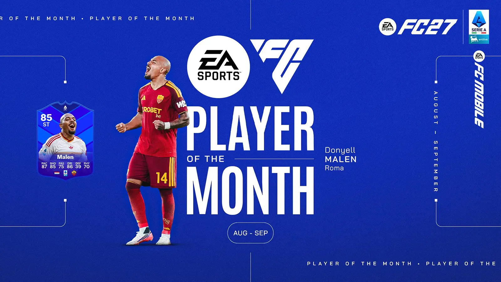 Cover SBC Conyell Malen POTM Settembre EA FC 27